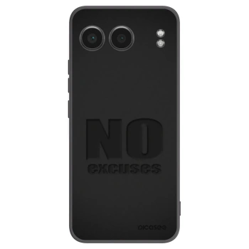 Picasee silikonový černý obal pro OnePlus Nord 4 - No Excuses