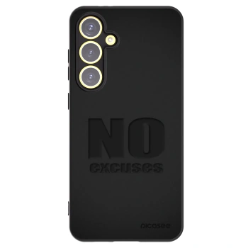 Picasee silikonový černý obal pro Samsung Galaxy S24 FE S721B - No Excuses