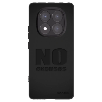 Picasee silikonový černý obal pro Xiaomi Redmi Note 14 Pro+ 5G - No Excuses