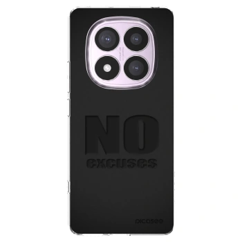 Picasee silikonový průhledný obal pro Xiaomi Redmi Note 14 Pro 5G - No Excuses