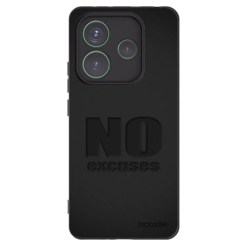 Picasee silikonový černý obal pro Xiaomi Redmi Note 14 5G - No Excuses