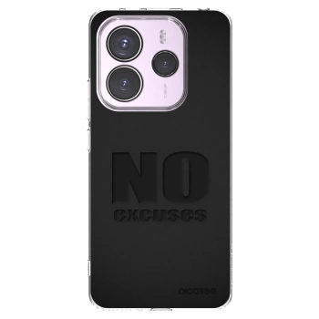 Picasee silikonový průhledný obal pro Xiaomi Redmi Note 14 5G - No Excuses