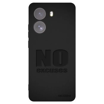 Picasee silikonový černý obal pro Xiaomi Poco X7 - No Excuses