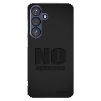 Picasee silikonový průhledný obal pro Samsung Galaxy S25 5G - No Excuses