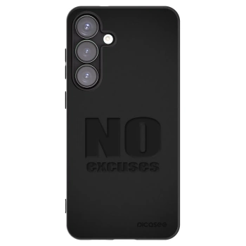 Picasee silikonový černý obal pro Samsung Galaxy S25+ 5G - No Excuses