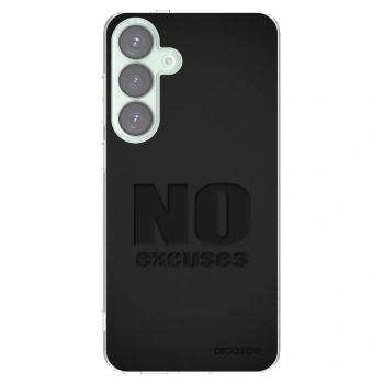Picasee silikonový průhledný obal pro Samsung Galaxy S25+ 5G - No Excuses