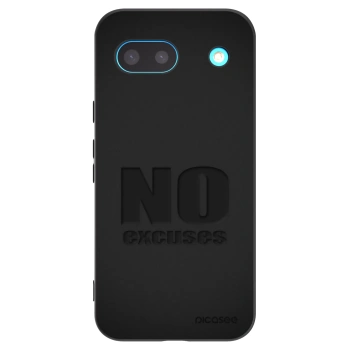 Picasee silikonový černý obal pro Google Pixel 8a - No Excuses