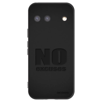 Picasee silikonový černý obal pro Google Pixel 9 - No Excuses