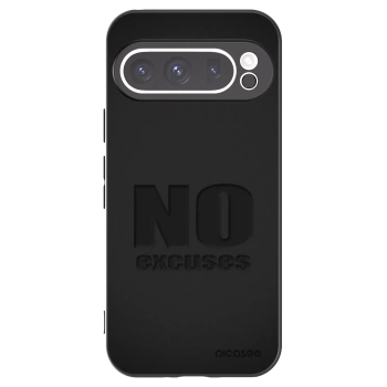 Picasee silikonový černý obal pro Google Pixel 9 Pro - No Excuses
