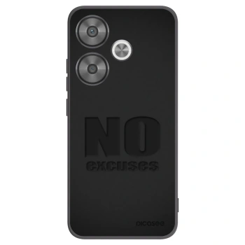 Picasee silikonový černý obal pro Xiaomi Poco F6 - No Excuses