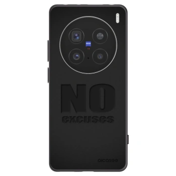 Picasee silikonový černý obal pro Vivo X200 Pro - No Excuses