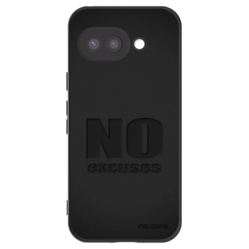 Picasee silikonový černý obal pro Google Pixel 9a - No Excuses
