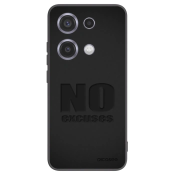 Picasee silikonový černý obal pro Xiaomi Redmi Note 14S - No Excuses
