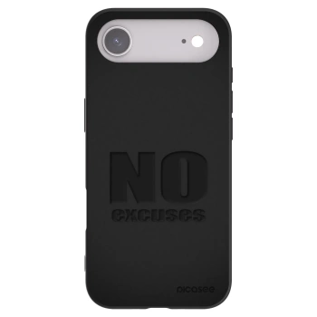 Picasee silikonový černý obal pro Apple iPhone Air - No Excuses