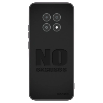 Picasee silikonový černý obal pro Realme 12X - No Excuses