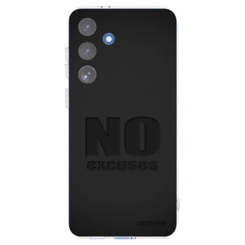 Picasee silikonový průhledný obal pro Samsung Galaxy S25 FE 5G - No Excuses