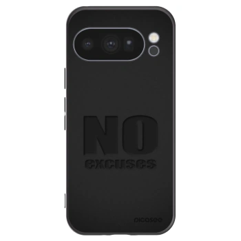 Picasee silikonový černý obal pro Google Pixel 10 Pro - No Excuses