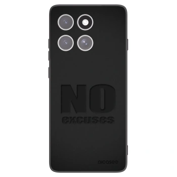 Picasee silikonový černý obal pro Motorola Edge 60 Fusion - No Excuses