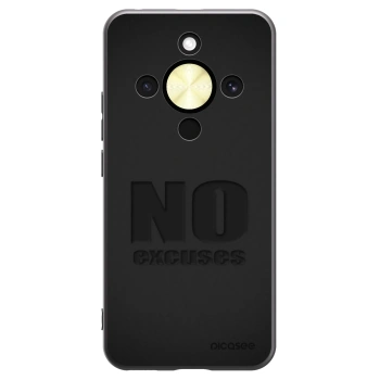 Picasee silikonový černý obal pro Honor Magic8 Lite 5G - No Excuses
