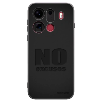 Picasee silikonový černý obal pro OPPO Find X9 Pro - No Excuses