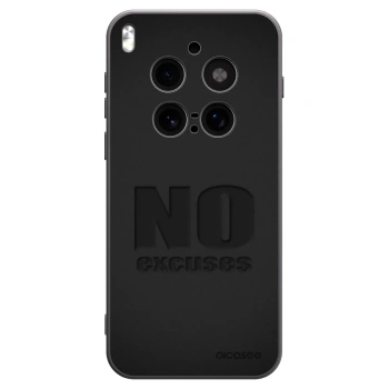 Picasee silikonový černý obal pro Vivo X300 Pro - No Excuses