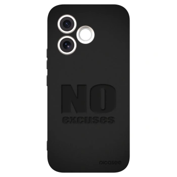 Picasee silikonový černý obal pro Honor 600 Lite - No Excuses