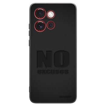 Picasee silikonový černý obal pro Motorola Edge 60 Neo 5G - No Excuses