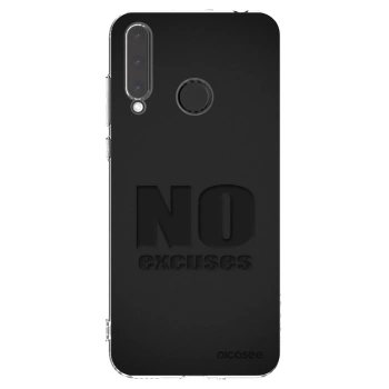 Picasee silikonový průhledný obal pro Honor 20 Lite - No Excuses