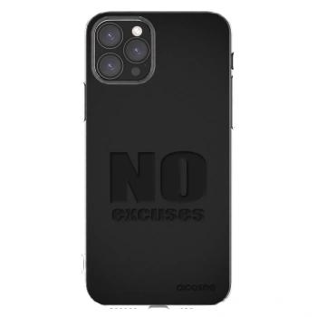 Picasee silikonový průhledný obal pro Apple iPhone 11 Pro - No Excuses