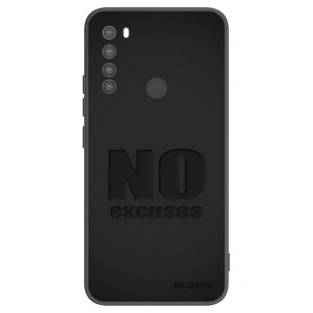 Picasee silikonový černý obal pro Xiaomi Redmi Note 8 - No Excuses