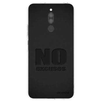 Picasee silikonový průhledný obal pro Xiaomi Redmi 8 - No Excuses