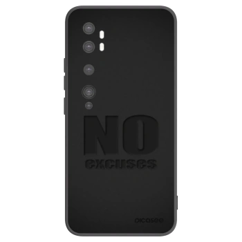 Picasee silikonový černý obal pro Xiaomi Mi Note 10 (Pro) - No Excuses