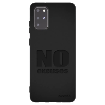 Picasee silikonový černý obal pro Samsung Galaxy S20+ G985F - No Excuses