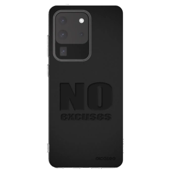 Picasee silikonový průhledný obal pro Samsung Galaxy S20 Ultra 5G G988F - No Excuses