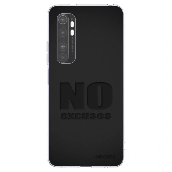 Picasee silikonový průhledný obal pro Xiaomi Mi Note 10 Lite - No Excuses