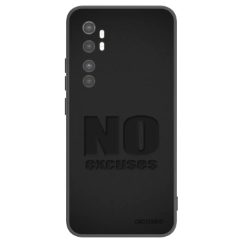 Picasee silikonový černý obal pro Xiaomi Mi Note 10 Lite - No Excuses