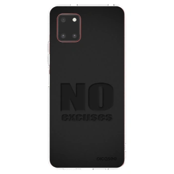 Picasee silikonový průhledný obal pro Samsung Galaxy Note 10 Lite N770F - No Excuses