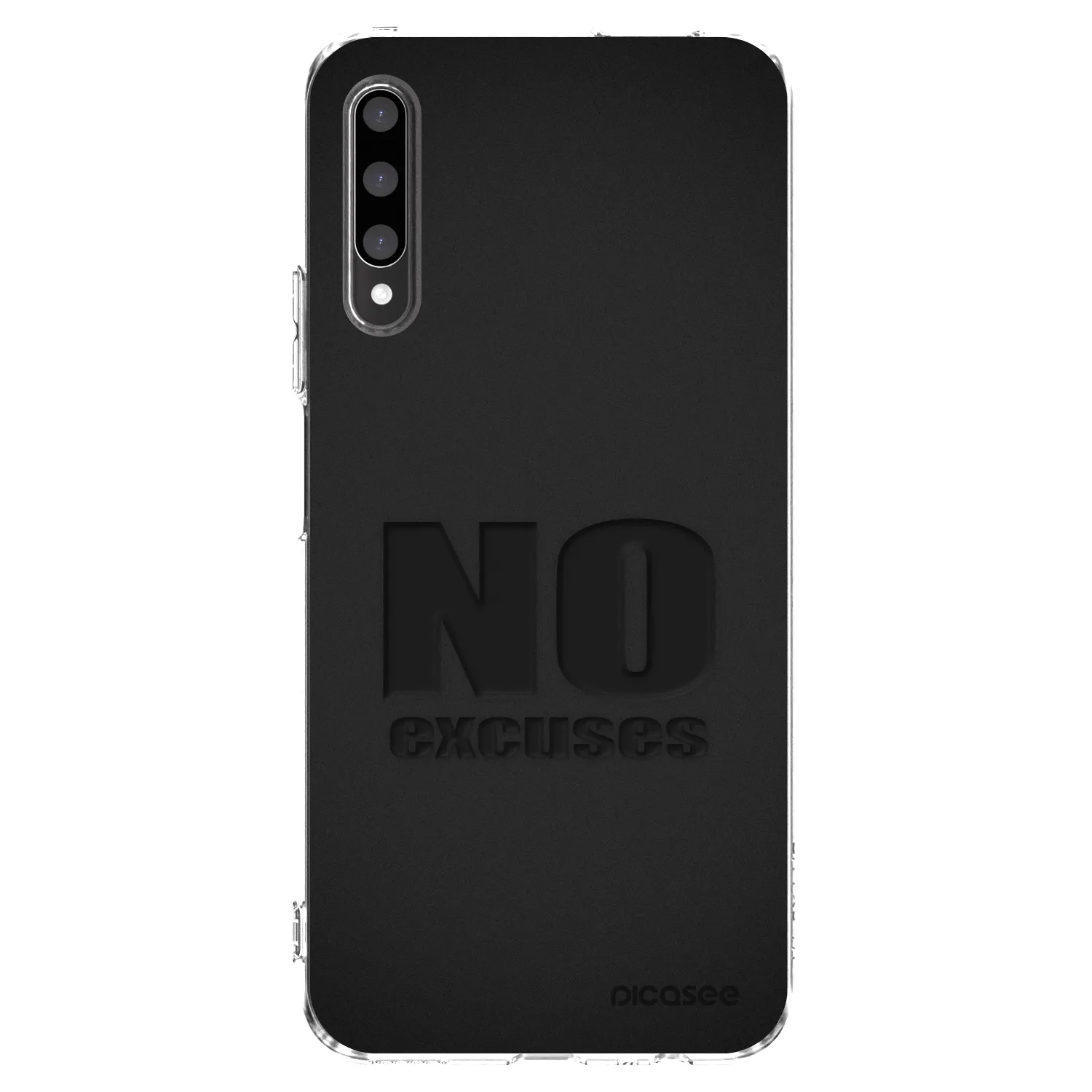 Picasee silikonový průhledný obal pro Honor 9X Pro - No Excuses