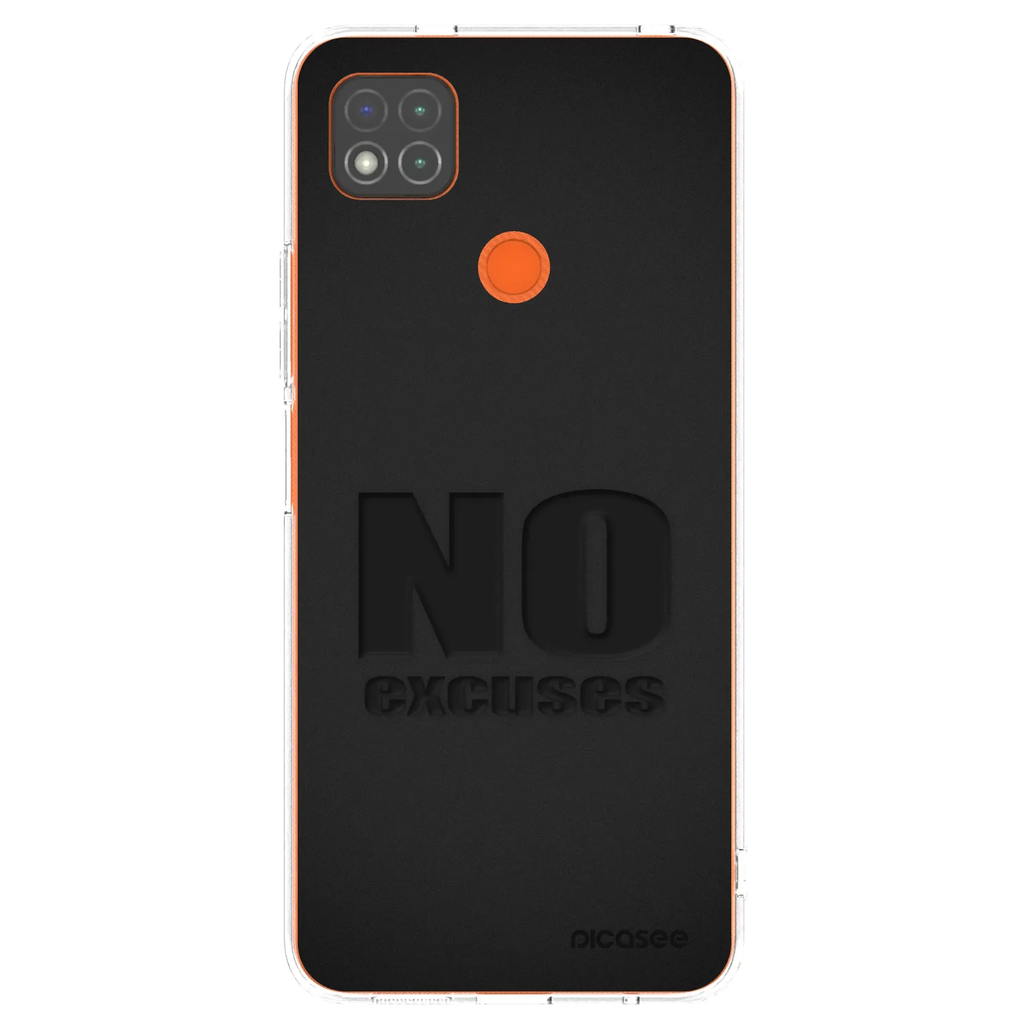 Picasee silikonový průhledný obal pro Xiaomi Redmi 9C - No Excuses