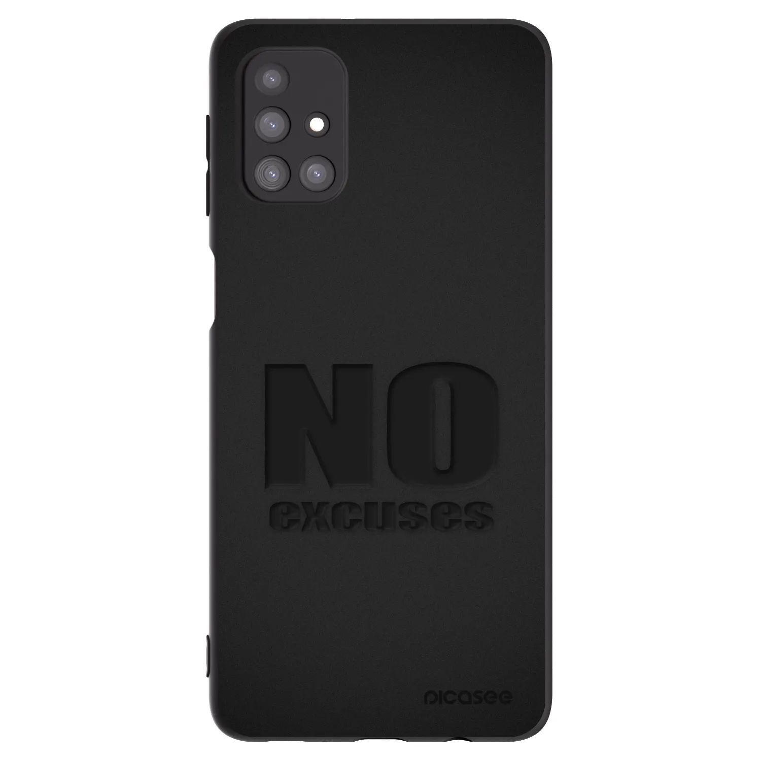 Picasee silikonový černý obal pro Samsung Galaxy M31s - No Excuses