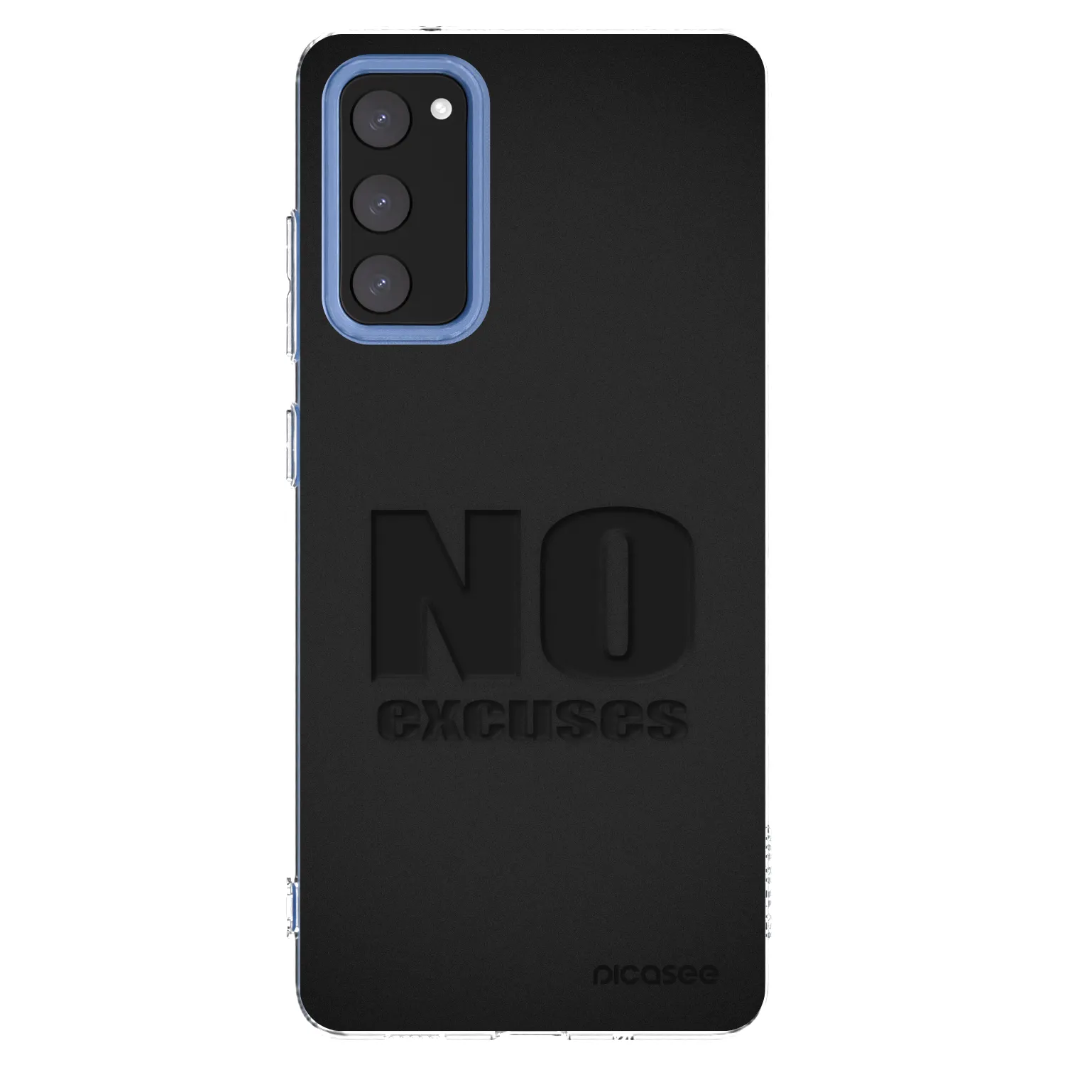 Picasee silikonový průhledný obal pro Samsung Galaxy S20 FE - No Excuses