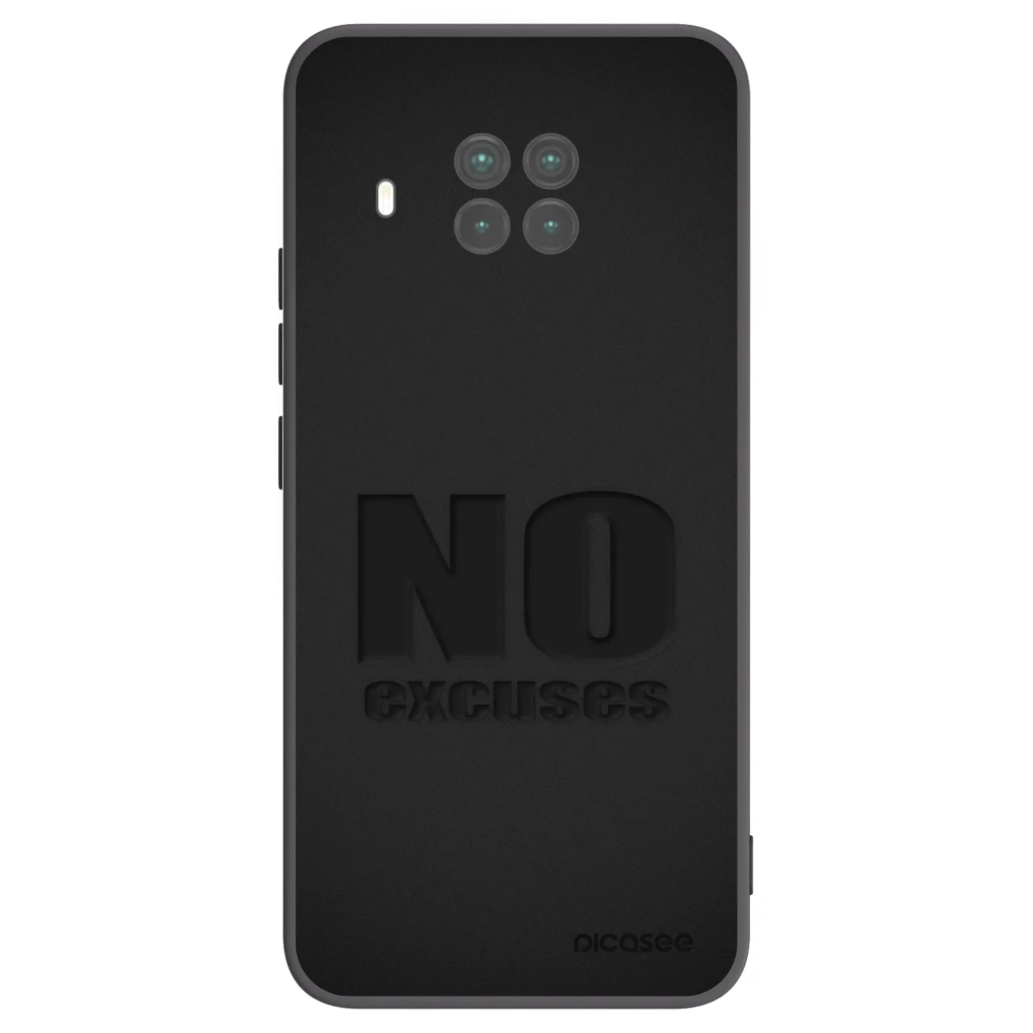 Picasee silikonový černý obal pro Xiaomi Mi 10T Lite - No Excuses