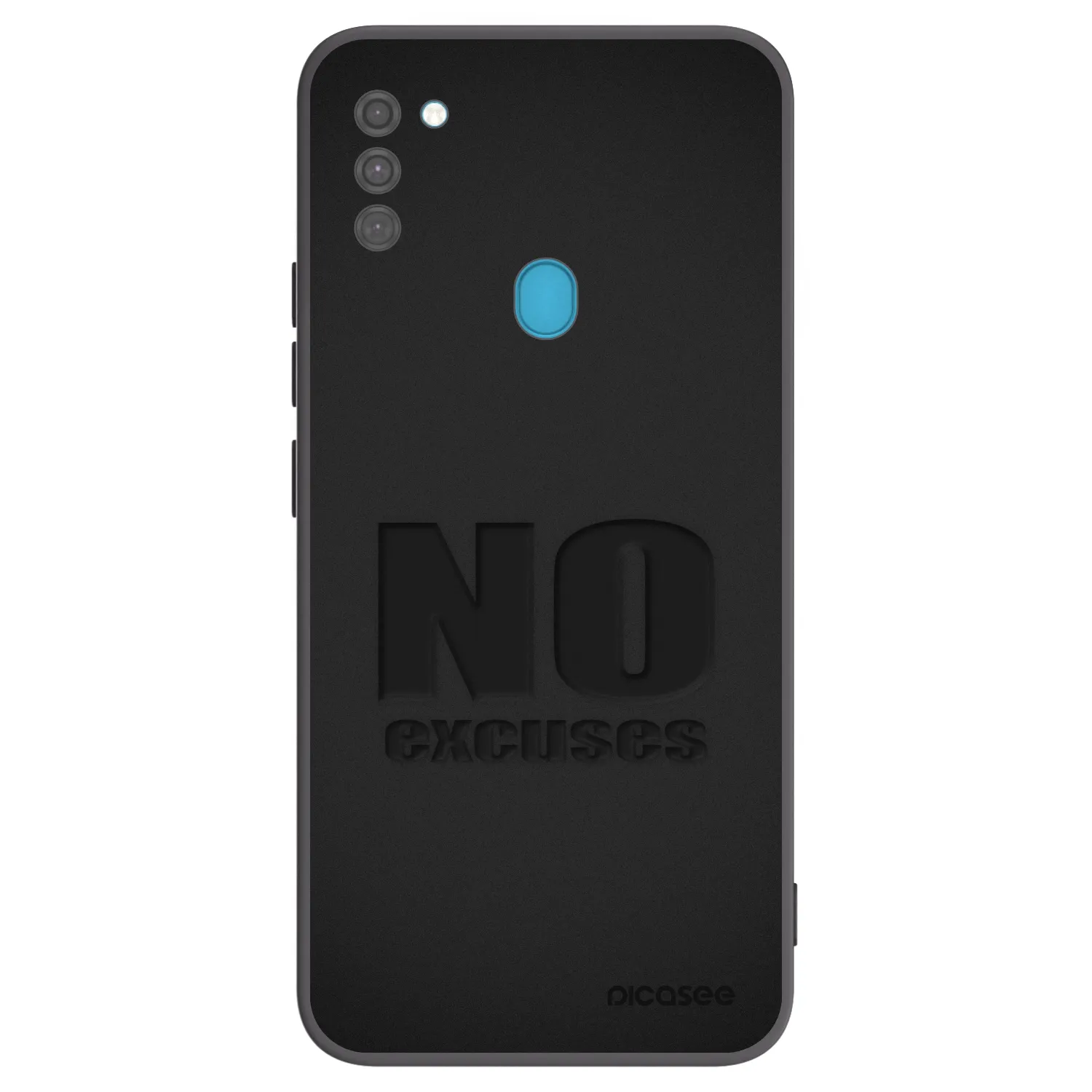 Picasee silikonový černý obal pro Samsung Galaxy M11 - No Excuses