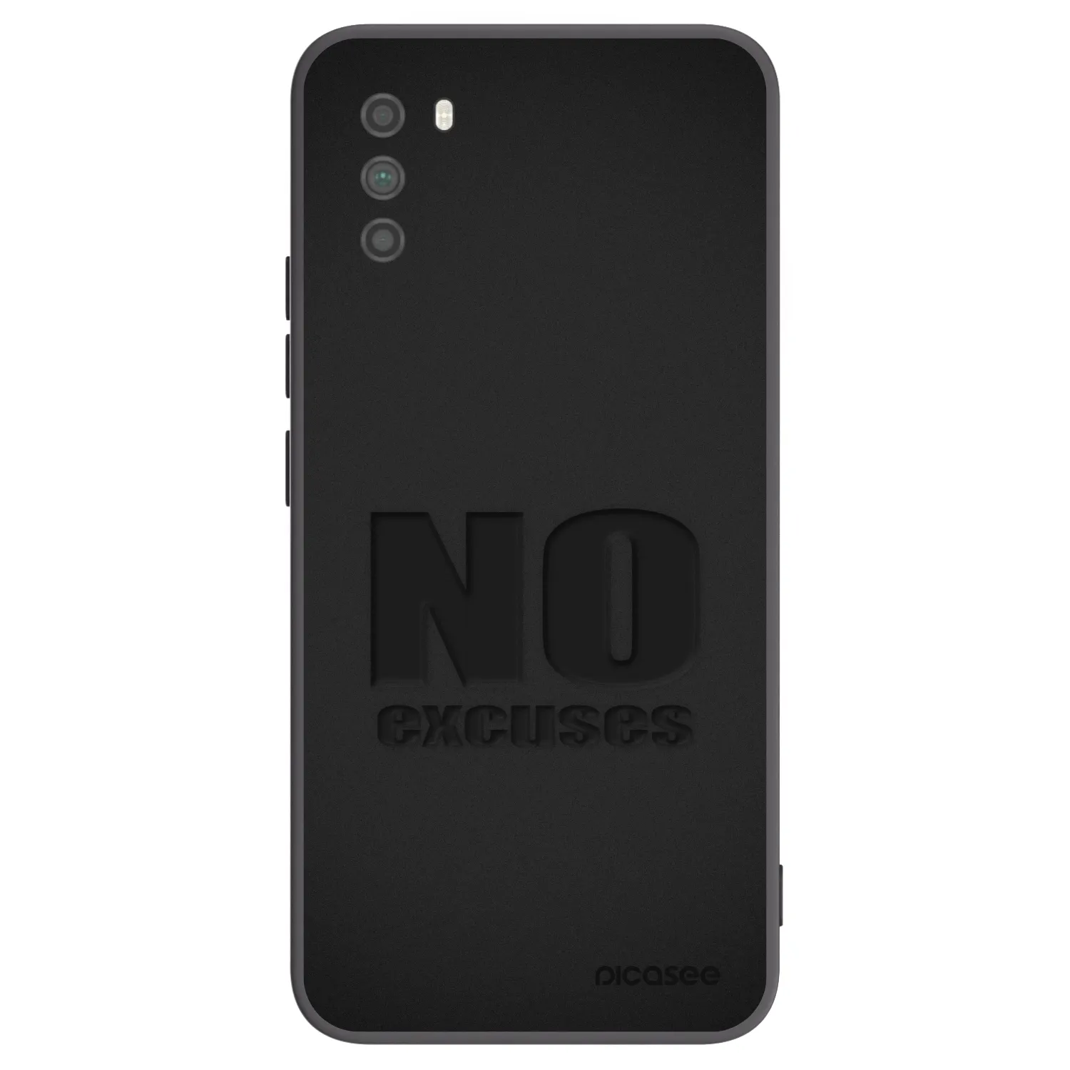 Picasee silikonový černý obal pro Xiaomi Poco M3 - No Excuses