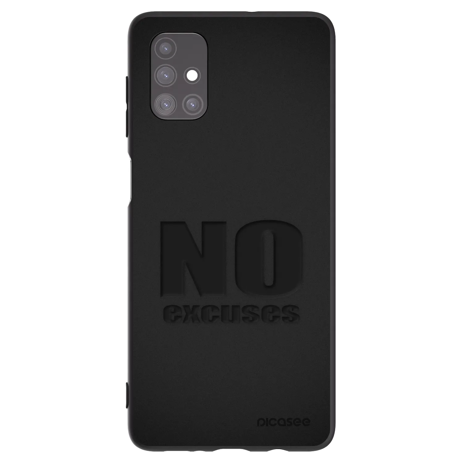 Picasee silikonový černý obal pro Samsung Galaxy M51 M515F - No Excuses