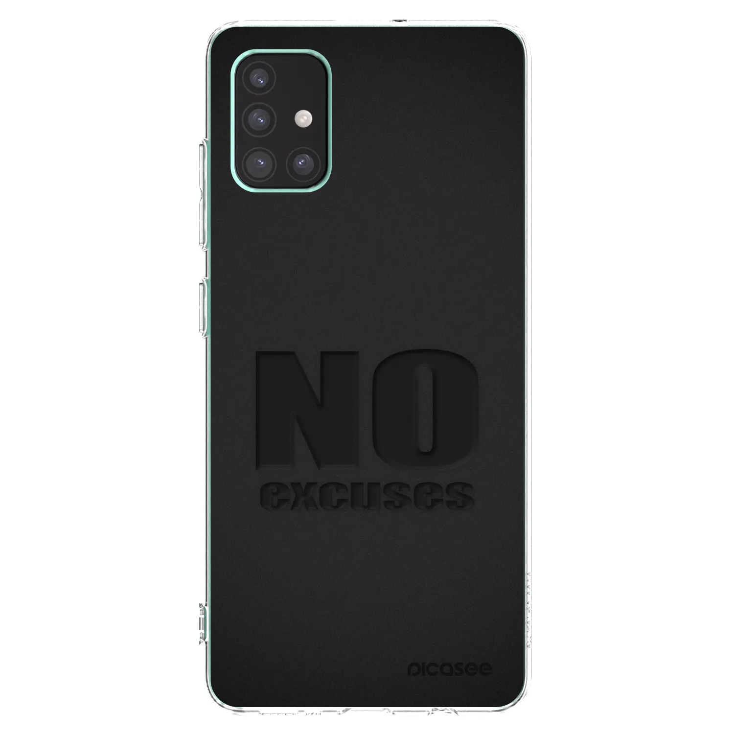 Picasee silikonový průhledný obal pro Samsung Galaxy M51 M515F - No Excuses