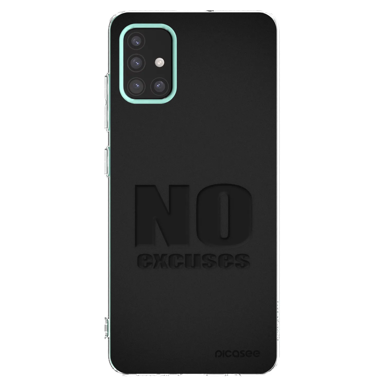 Picasee silikonový průhledný obal pro Samsung Galaxy M31s - No Excuses