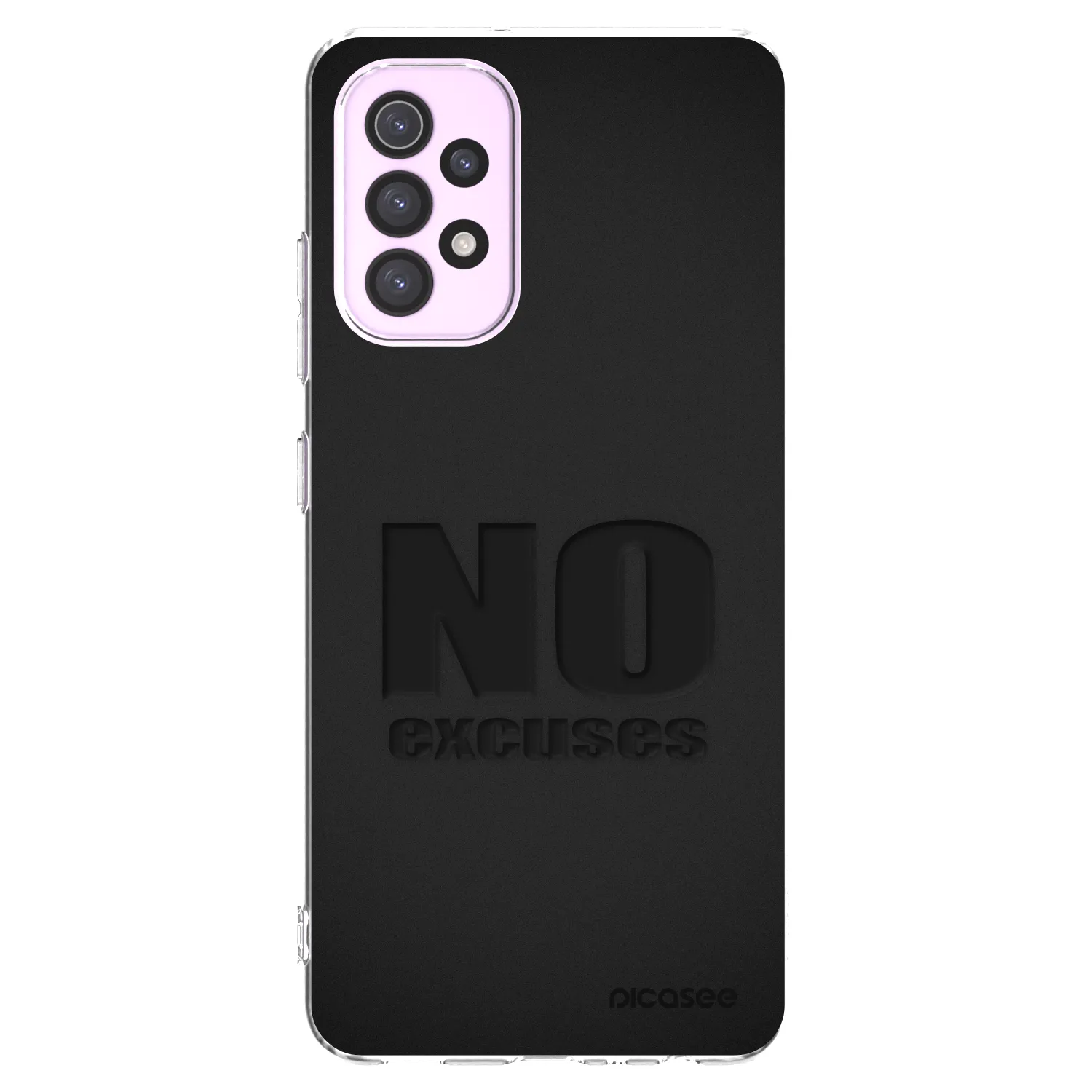 Picasee silikonový průhledný obal pro Samsung Galaxy A32 5G A326B - No Excuses