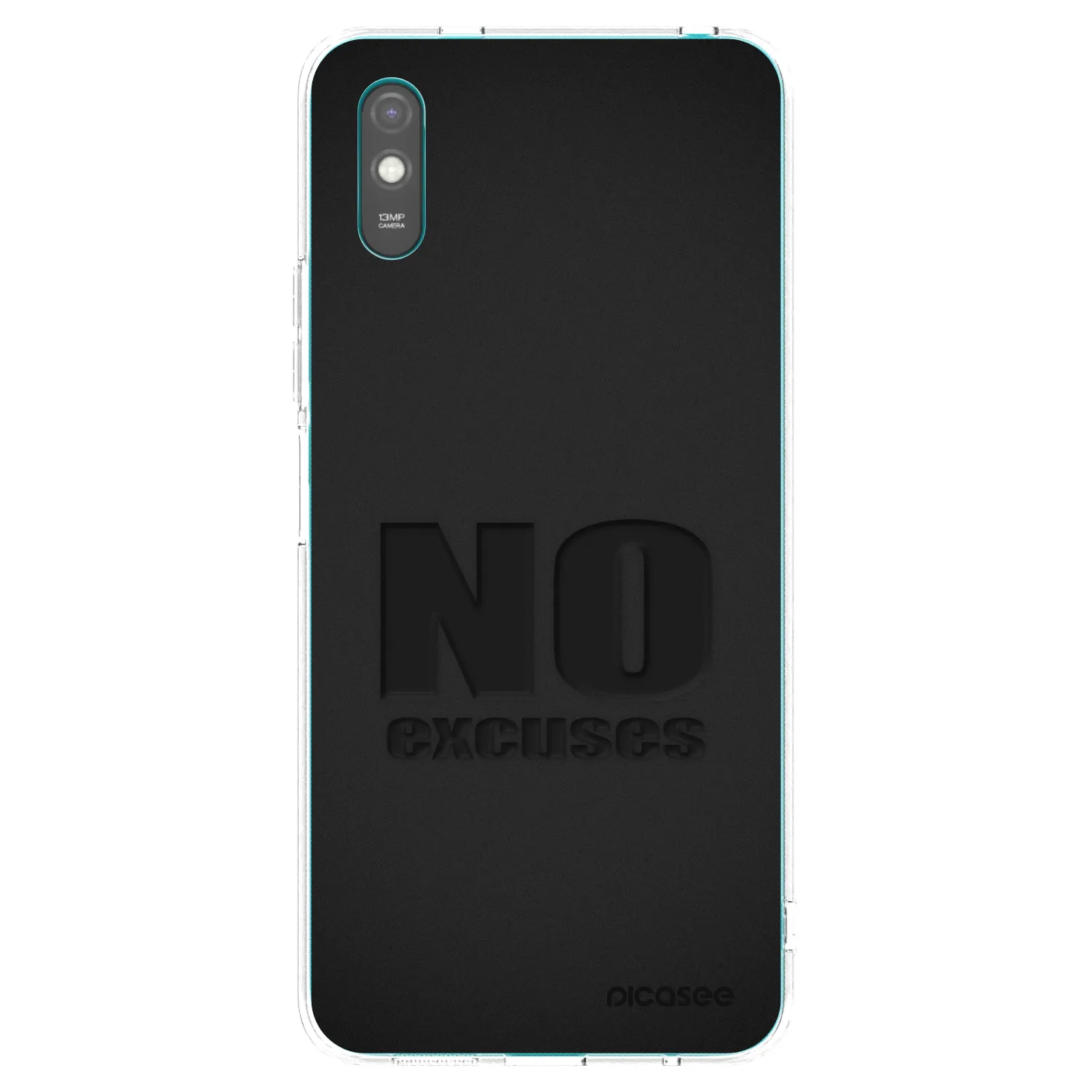 Picasee silikonový průhledný obal pro Xiaomi Redmi 9AT - No Excuses