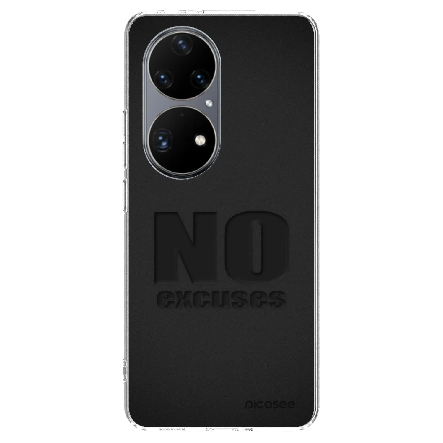 Picasee silikonový průhledný obal pro Huawei P50 - No Excuses